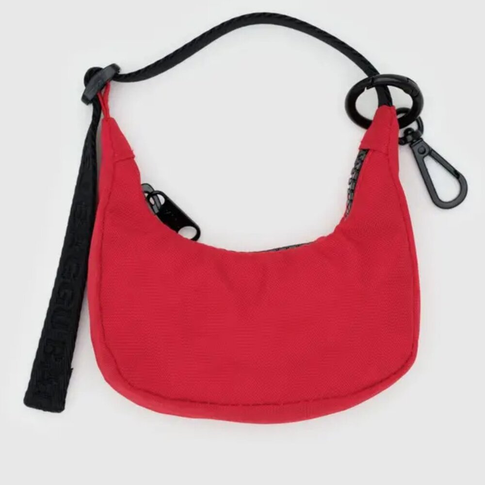 Baggu crescent bag charm in candy apple red - Picture 2 of 3